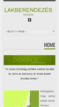 Mobile Screenshot of lakberendezes-design.hu